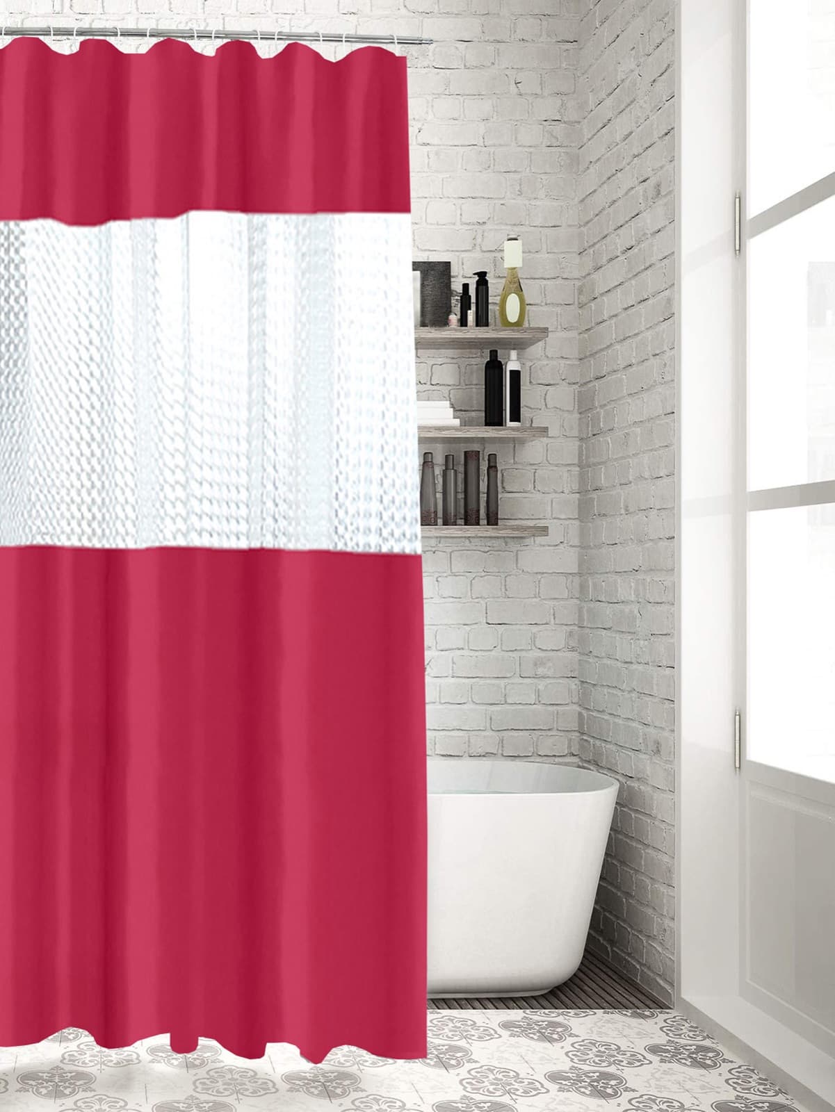 Striped Shower Curtains design 12