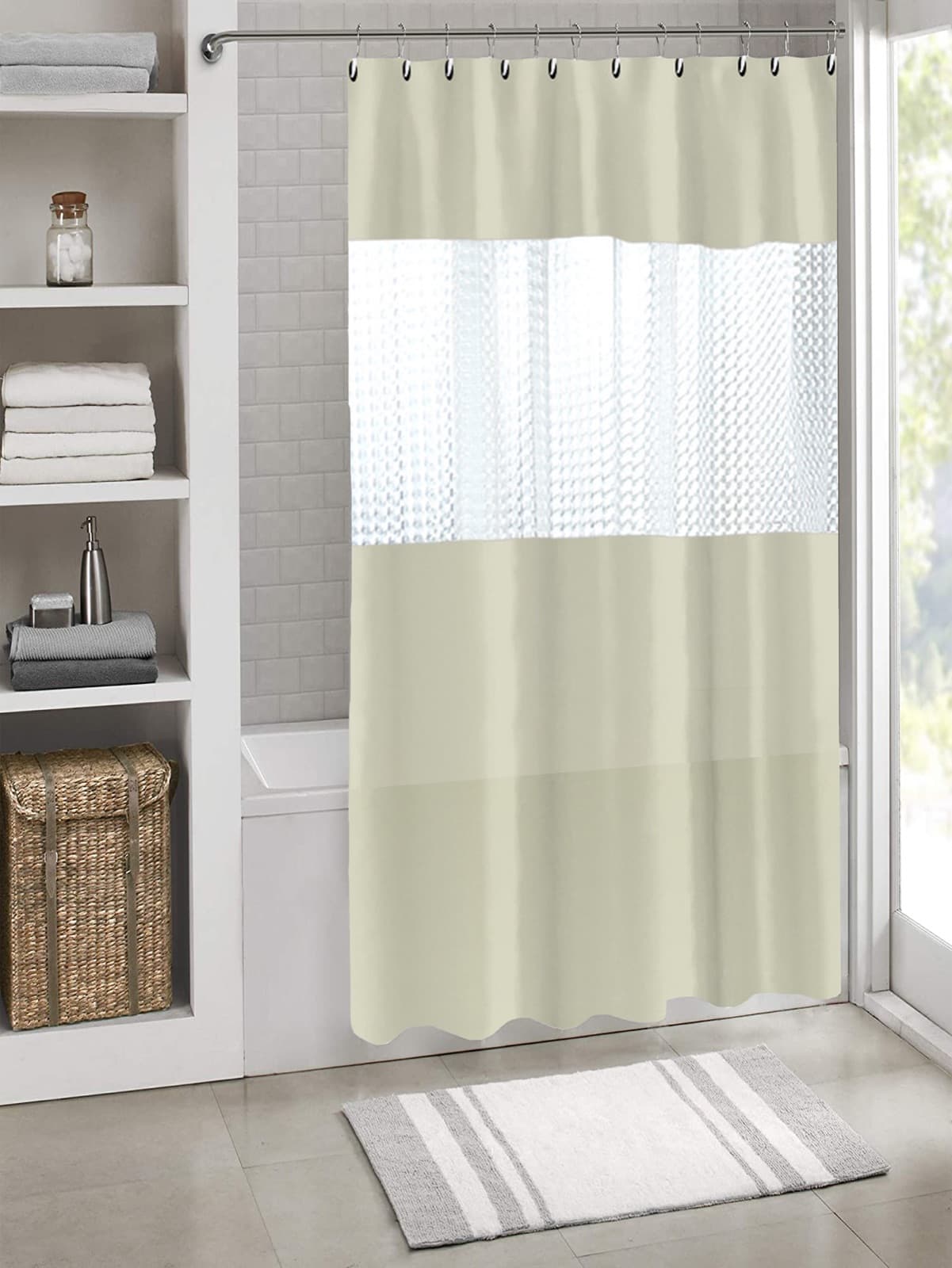 Striped Shower Curtains design 13