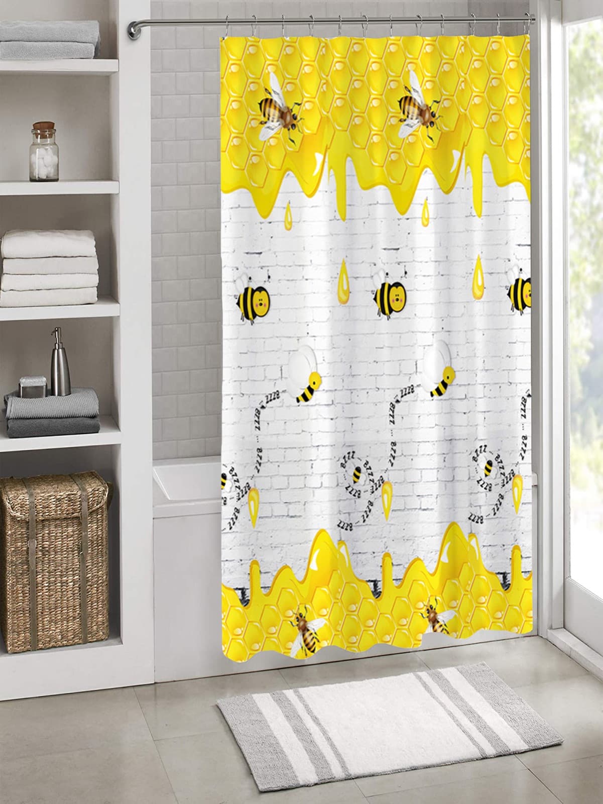 Striped Shower Curtains design 5
