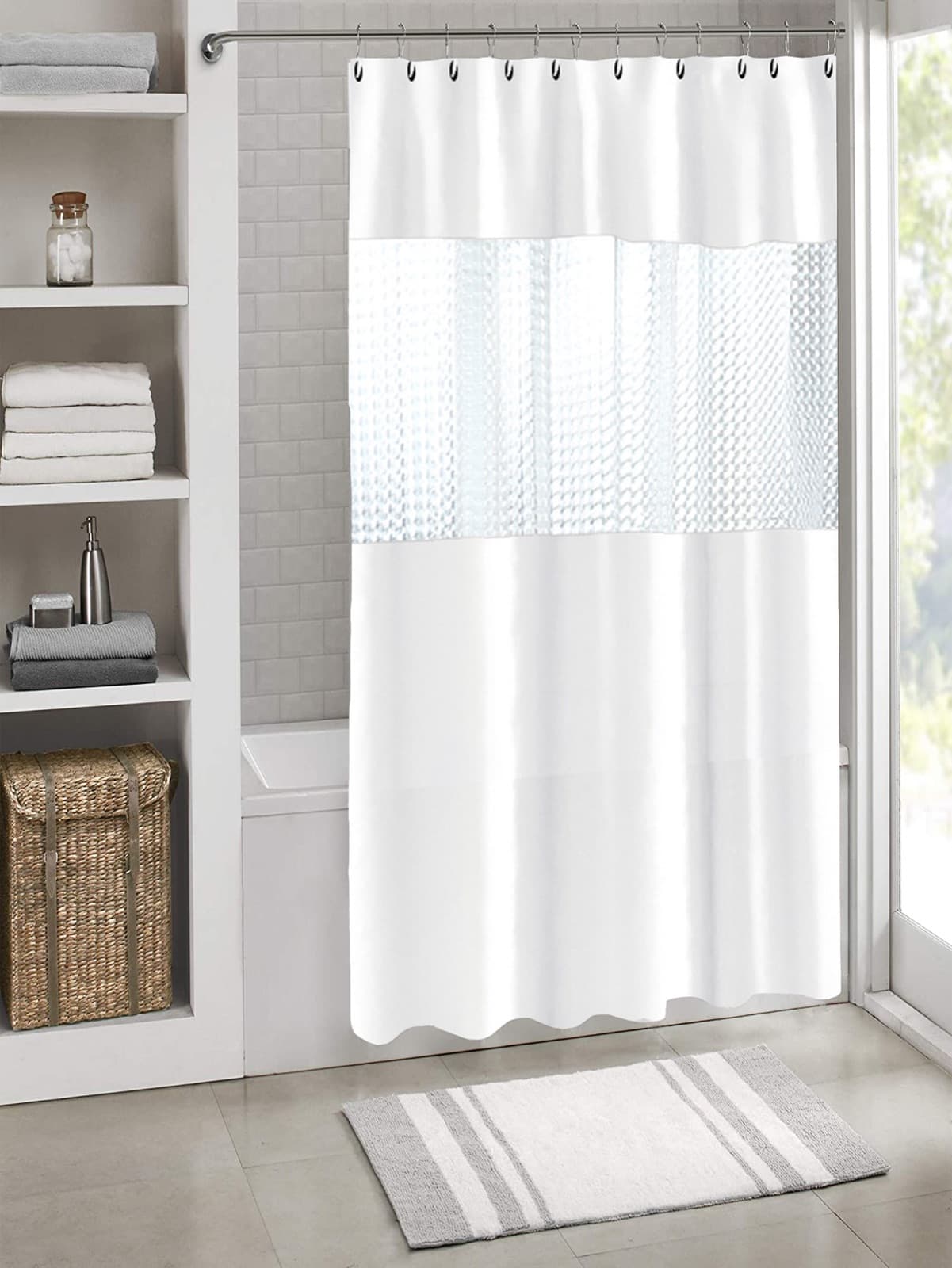 Striped Shower Curtains design 7