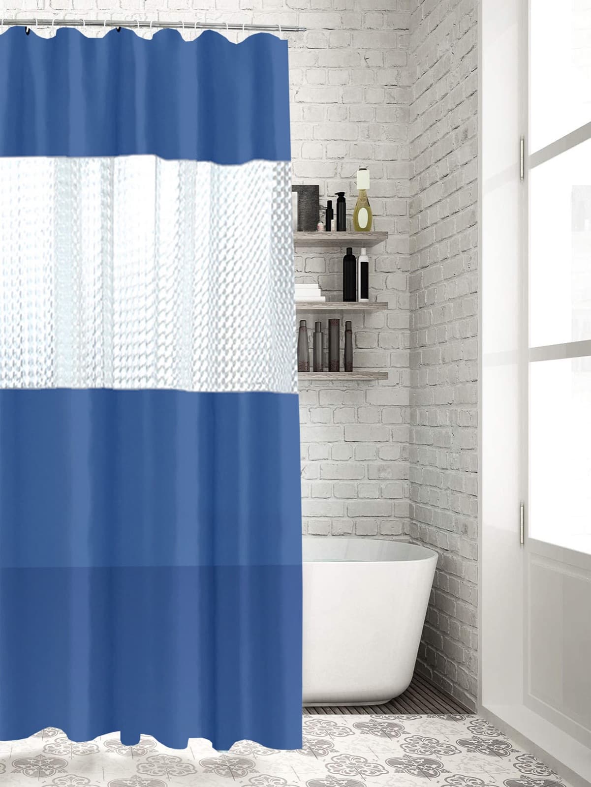 Striped Shower Curtains design 9